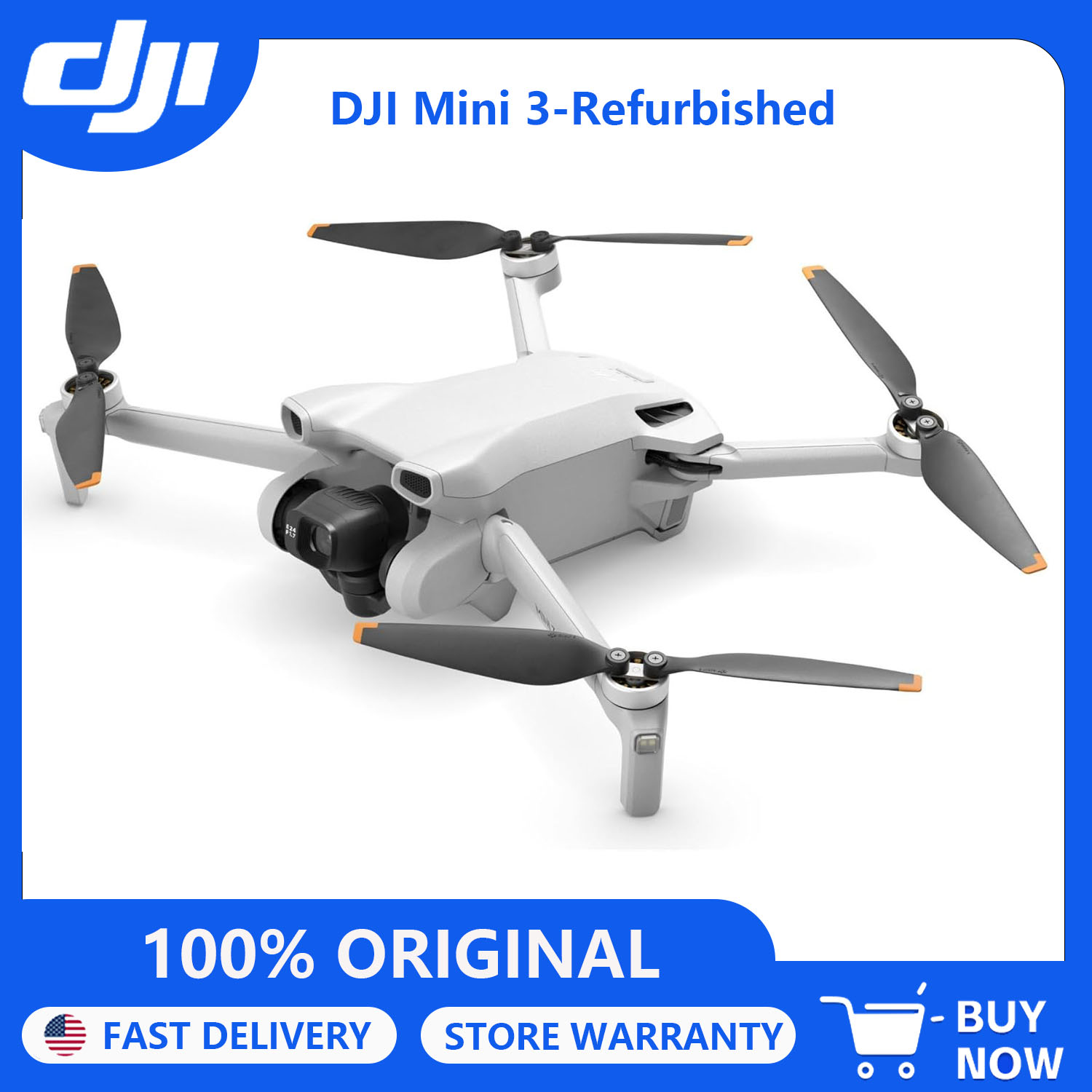 Drone Gimbal 3 Axis - Refurbished DJI Mini 3 drones met