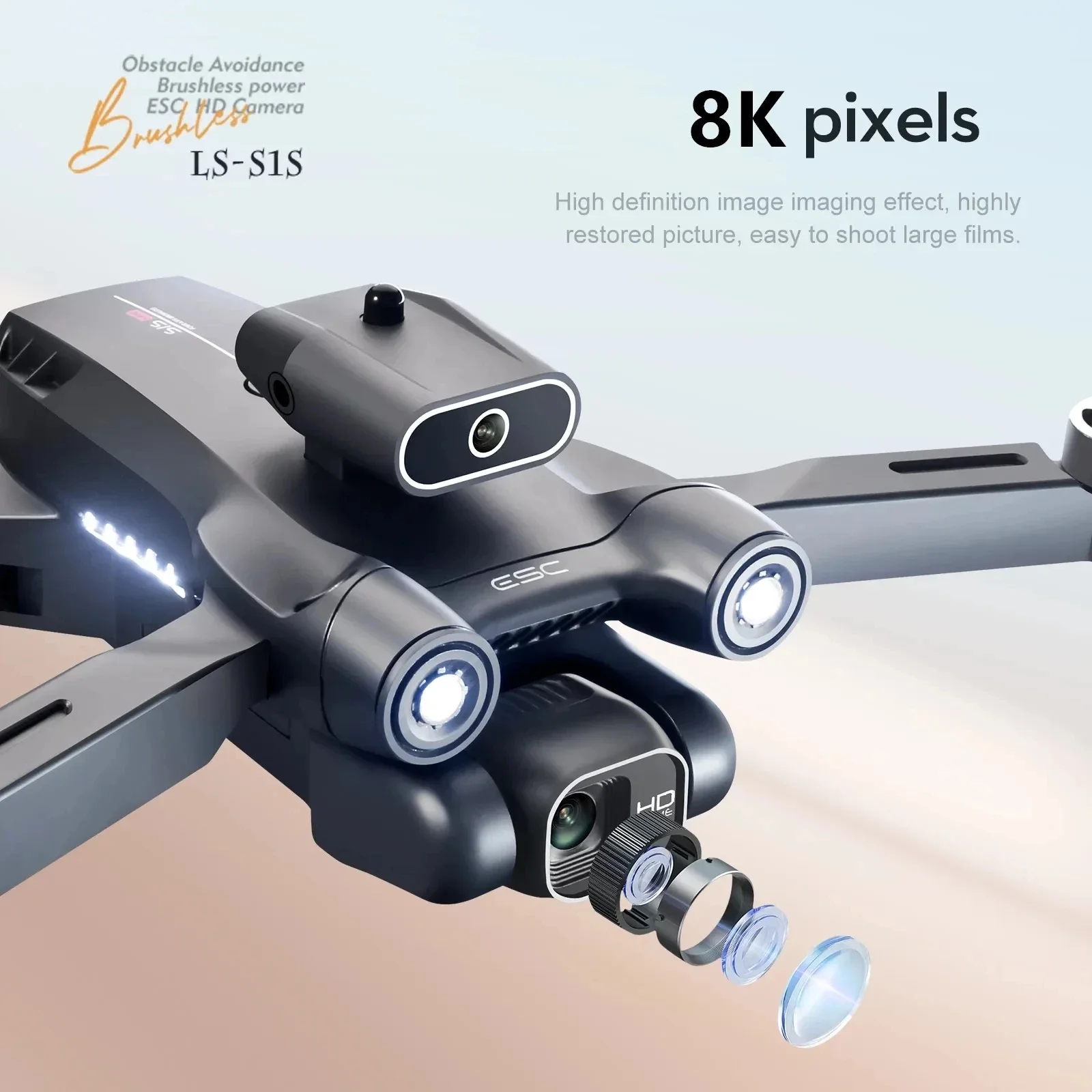 Nieuwe S 1S 5G Gps Drone Camer - Drone Gimbal Brushless recensie en prijs