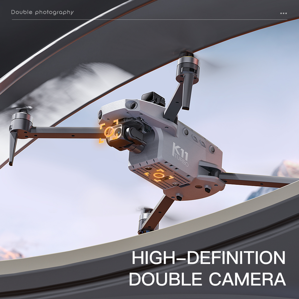 K11 Tubro Dual Camera GPS Dron - Drone Gimbal Mount recensie en prijs